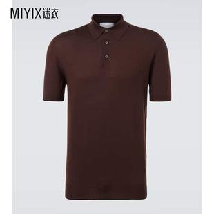 Lardini 男款 初剪羊毛Polo衫 迷衣时尚