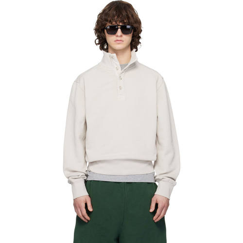 Entire Studios 男士 卫衣 灰白色 Port Pullover 套头衫