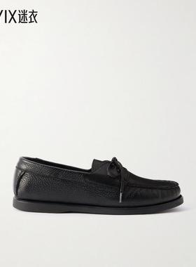【早秋新品】SAMAN AMEL 男款City 莫卡辛全粒面皮质船鞋 迷衣时