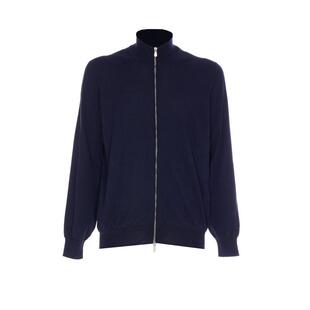 开衫 Brunello 男士 布鲁内洛·库奇内利 深蓝色拉链 Cucinelli