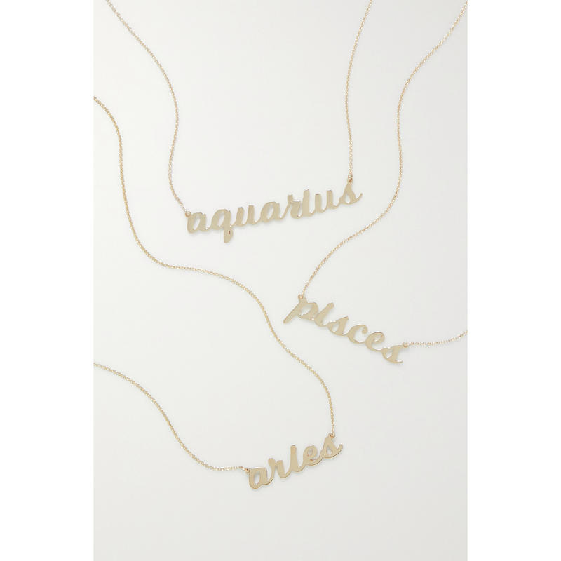 THE M JEWELERS 女士 项链/吊坠 Zodiac 10K 黄金项链