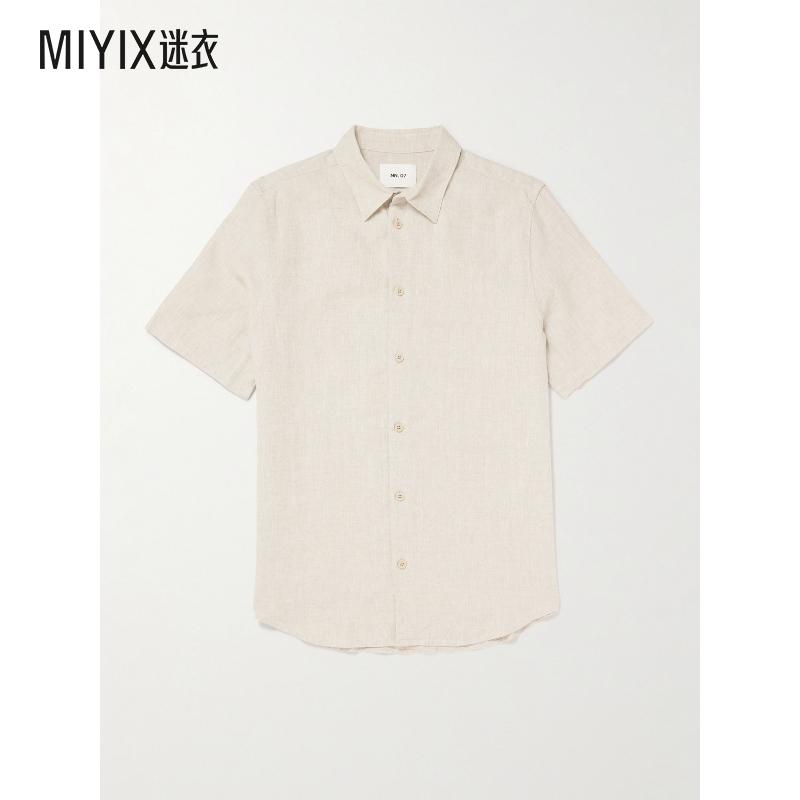 【早秋新品】Nn07 男款Enzo 5708 亚麻衬衫 迷衣时尚