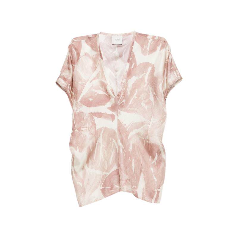 Alysi 女士 SS26 衬衫 印花真丝衫