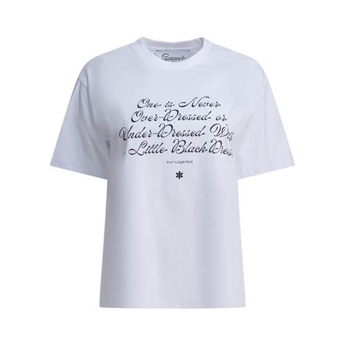 Semper 女士 SS26 T恤 Karl Lagerfield quote意大利官网直邮进口