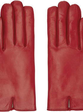 Handsome Stockholm 男士 手套 独家发售红色 Essentials 手套