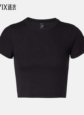 LESET 女款Kelly 短款棉混纺针织T恤 迷衣时尚