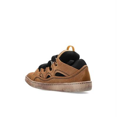 Lanvin 浪凡 男士 SS26 运动鞋 Curb Oversized-Lace Low-Top