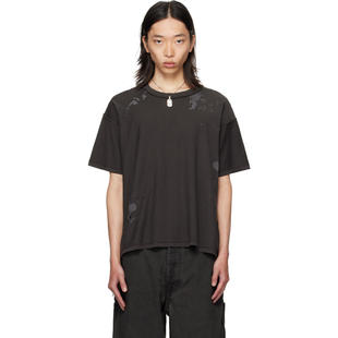 ALEXANDER DIGENOVA 男士 T恤 灰色漂白