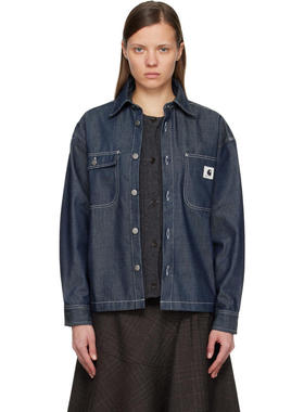 Carhartt WIP卡哈特 女士 夹克 蓝色 Louis 牛仔夹克