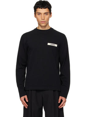 Jacquemus 雅克慕斯 男士 T恤 黑色 The Gros Grain 长袖