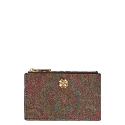 Etro 女士 FW25 卡包 拉链卡夹