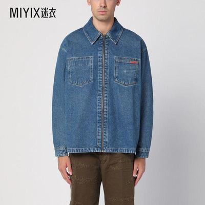 Martine Rose 男款可反穿牛仔拉链夹克 迷衣时尚