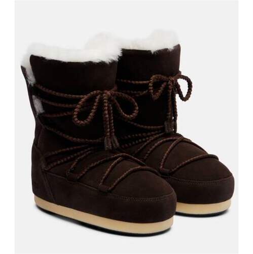 Moon Boot 月亮靴 女士 雪地靴 EVX 皮毛内里绒面革