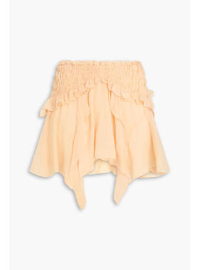 isabel marant 女士 迷你裙 Tripsy 荷叶边真丝乔其纱迷你半身裙