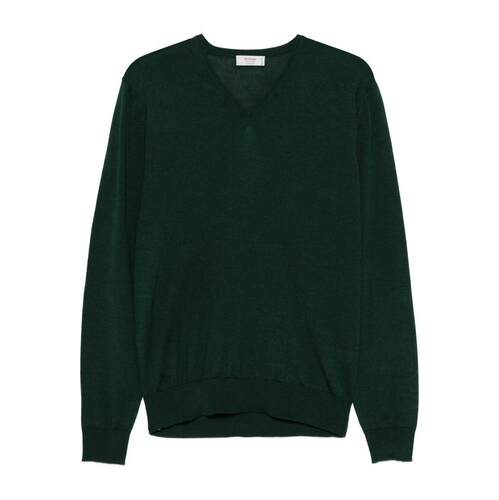 Ferrante 男士 FW25 上衣 V领真丝/羊毛毛线衫