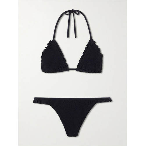 Hunza G 女士 FW26 比基尼 Naomi Crinkle™ 荷叶边经典
