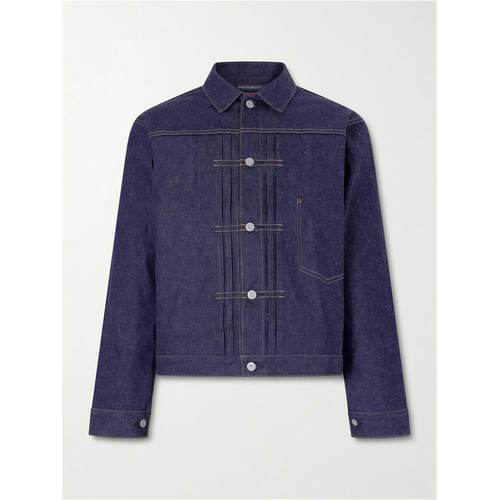 HUMAN MADE 男士 FW26 夹克 褶裥牛仔布