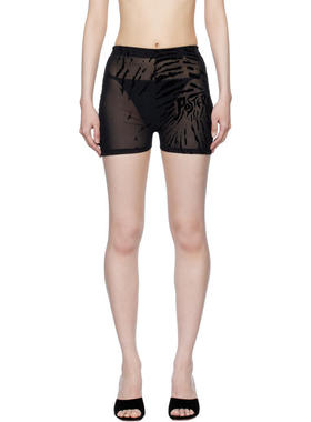 Poster Girl 女士 短裤 黑色 Knockout Zebra Print 短裤