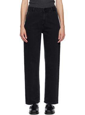 Carhartt WIP卡哈特 女士 牛仔长裤 黑色 Pierce Straight 牛仔裤