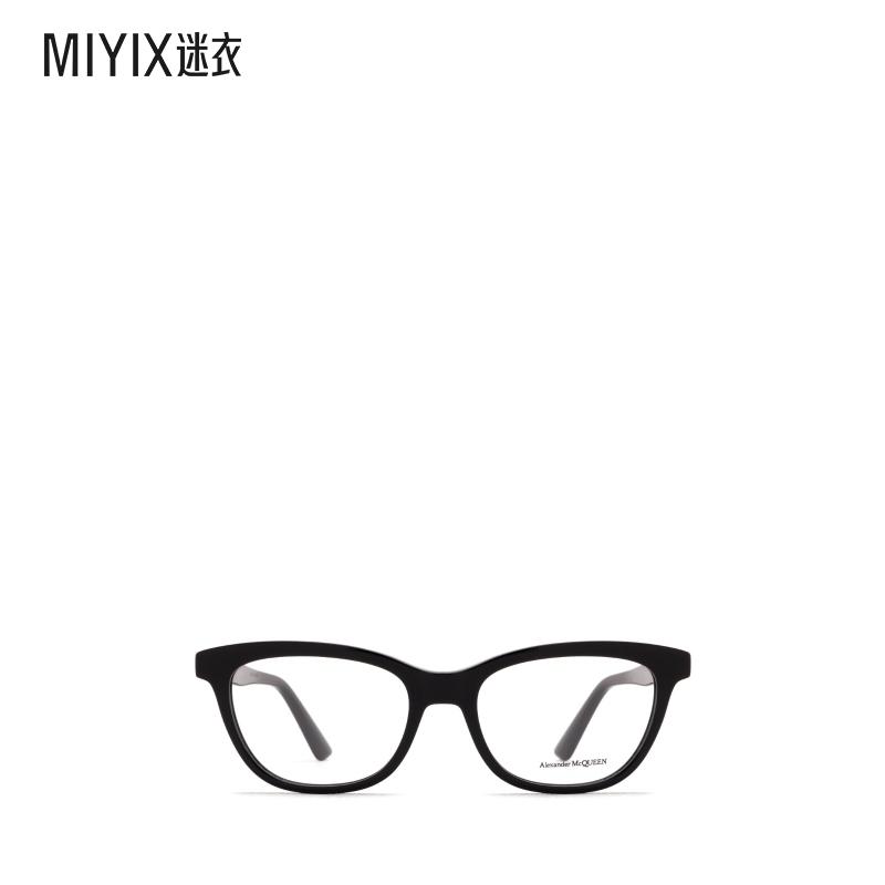 AMQ Alexander McQueen亚历山大·麦昆 女款几何框平光镜 迷衣时