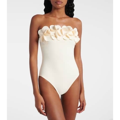 Karla Colletto 女款Tess 花朵装饰泳衣 迷衣时尚