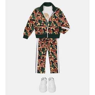 Palm Angels 棕榈天使 男童 运动长裤 印花高科技运动裤童装