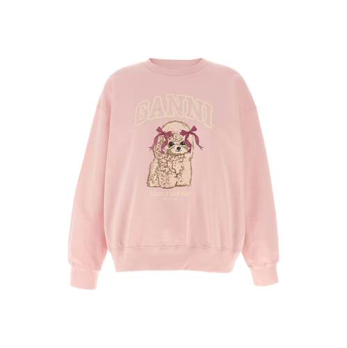 Ganni 甘尼 女士 SS26 卫衣 Front 印花