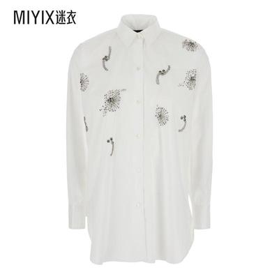 【春夏新品】Plain 女款con applicazioni 衬衫 迷衣时尚