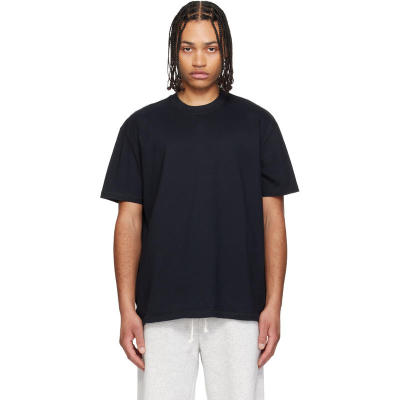 SKIMS 男士 T恤 黑色 Heavyweight Cotton Relaxed