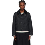 FW25 夹克 海军蓝 Barbour Slim 男士 Spey Waxed 巴伯尔