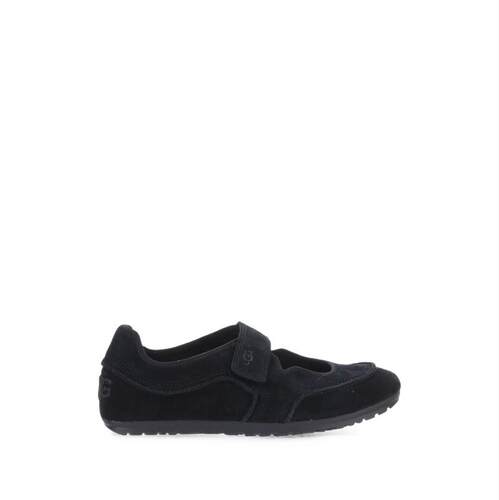 UGG Australia 女士 FW26 芭蕾鞋 黑色平底鞋