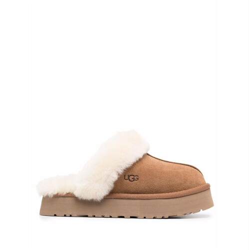UGG Australia 女士 FW26 凉鞋 栗色皮质鞋