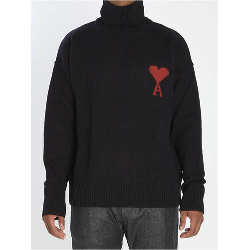 Ami Paris 男士 FW26 上衣 AMI AMI DE COEUR 巴黎羊毛高领