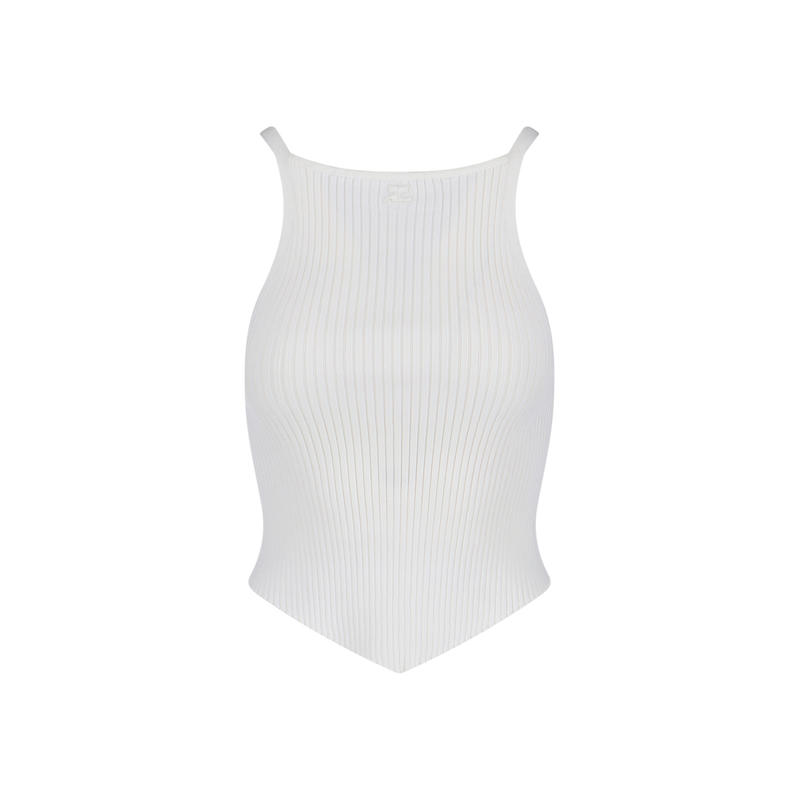 Courrèges 女士 SS26 上衣 白色上衣