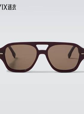 Fendigraphy 飞行员太阳眼镜男款 迷衣时尚