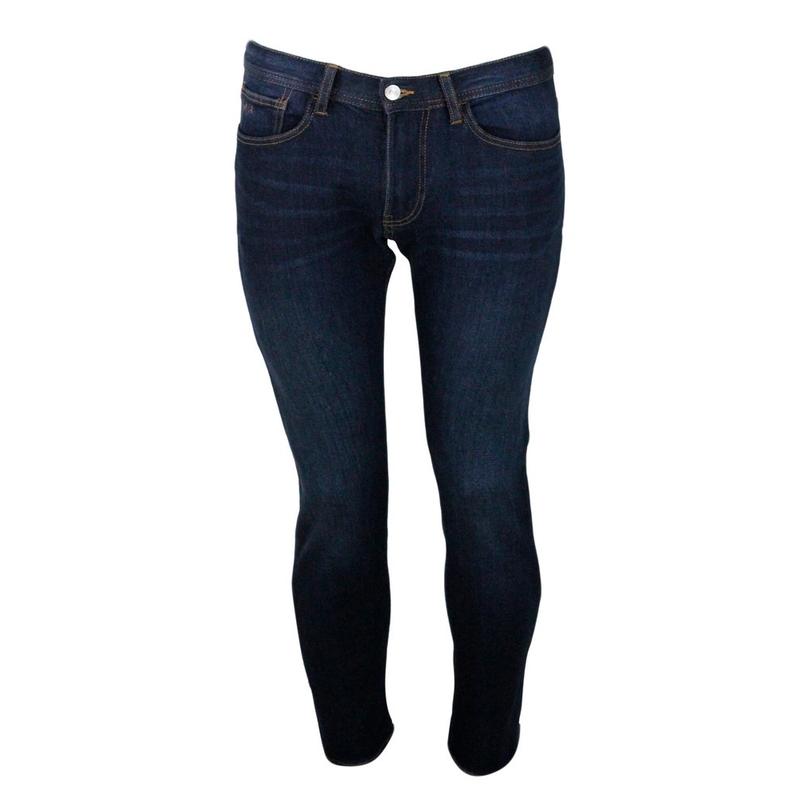 Armani Exchange 男士 FW23 牛仔长裤 低腰直筒緊身牛仔褲