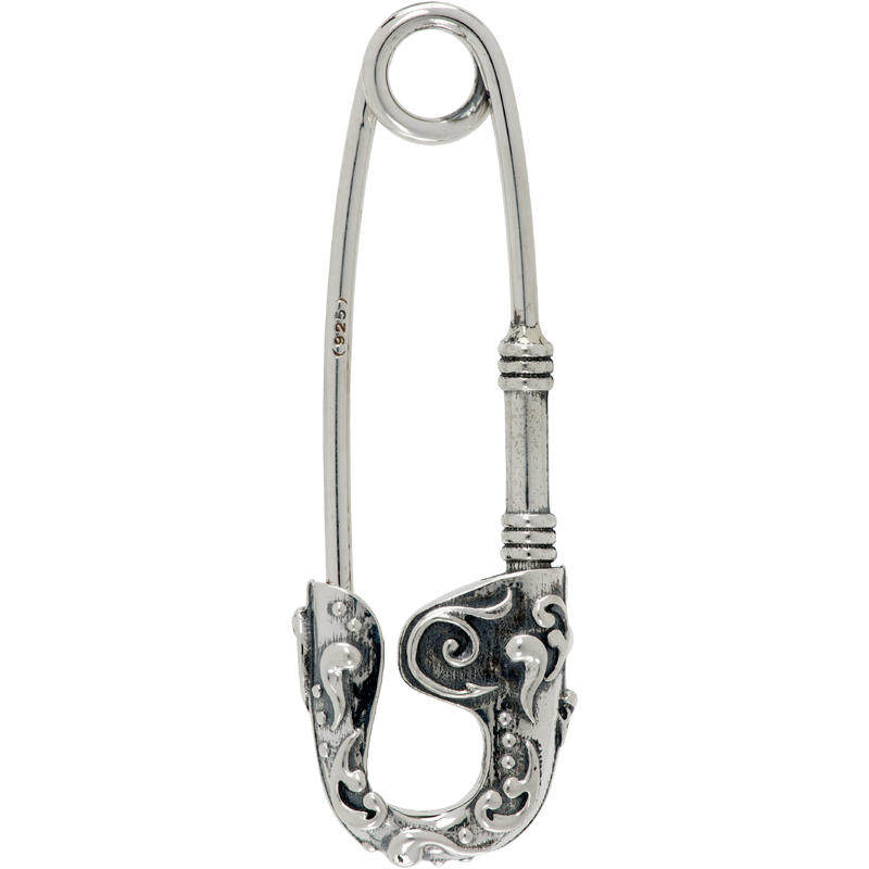 Emanuele Bicocchi 男士 耳环 单只 Large Arabesque Pin 耳饰