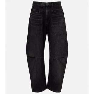 牛仔长裤 Shon barrel Nili 中腰牛仔裤 女士 leg Lotan