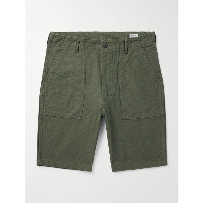 ORSLOW 男士 短裤 修身直筒棉质工装短裤