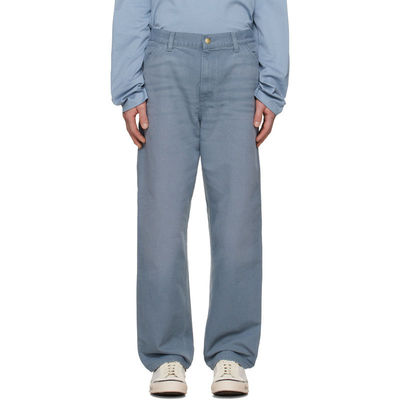 Carhartt WIP 卡哈特 男士 长裤 蓝色 Single Knee