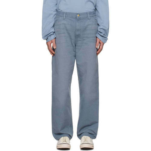 Carhartt WIP 卡哈特 男士 长裤 蓝色 Single Knee