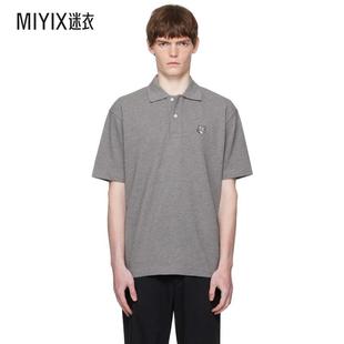 Comfort fox Kitsuné Maison Bold 灰色 Head 衫 Polo Patch 男款