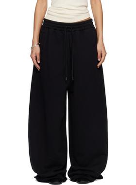 LỰU ĐẠN 女士 长裤 独家发售黑色 Raw-Cut Bontan 长裤