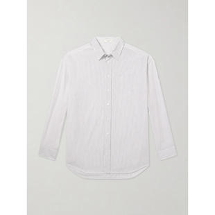 Row Miller 男士 衬衫 条纹棉质府绸 SS26 The