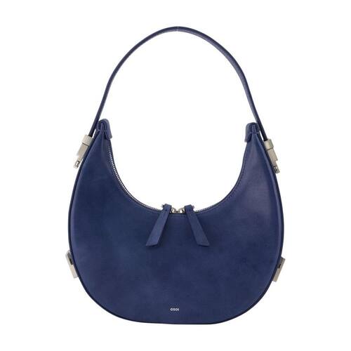 Osoi 女士 FW26 迷你包 TONI 迷你皮革蓝色包包