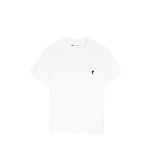 Ami Paris 女士 FW26 T恤 AMI and Polos 巴黎白色