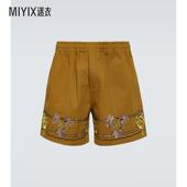 Bode 迷衣时尚 男款 刺绣棉质短裤
