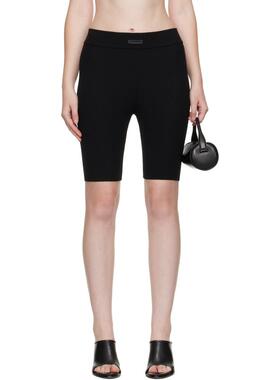 Essentials 女士 短裤 黑色 Soft Rib Biker