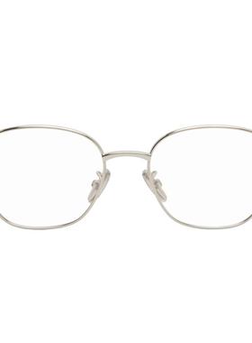 Loewe 女士 太阳镜 银色 Slim Square 眼镜