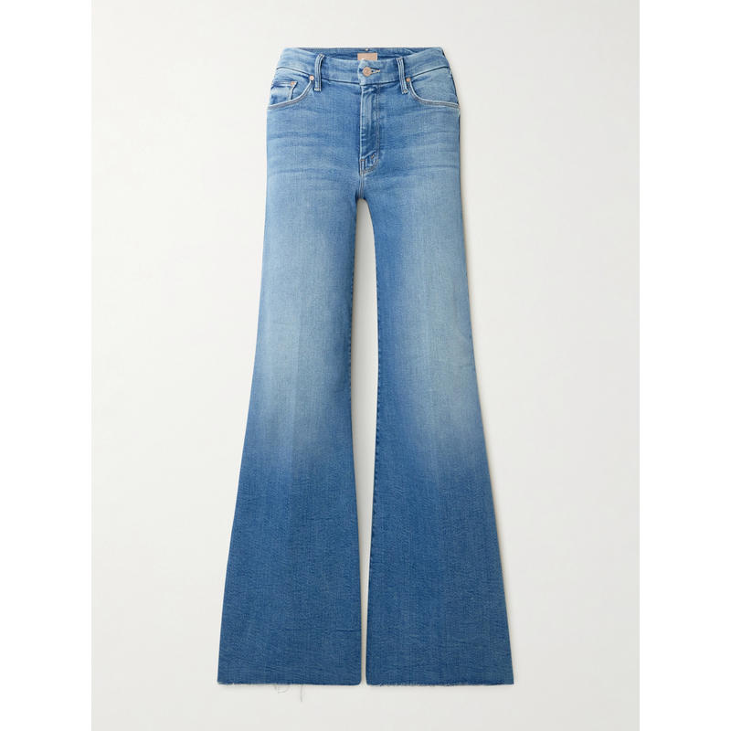 Mother Denim 女士 FW25 牛仔长裤 The Roller 中腰直筒牛仔裤